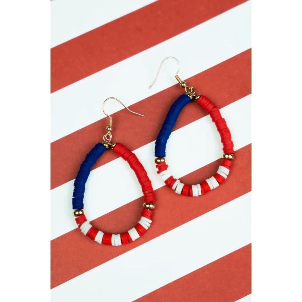 AMERICA'S SWEETHEART TEARDROP EARRINGS